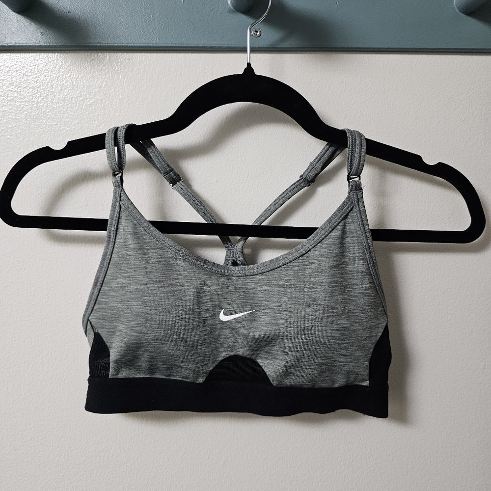 Grey Nike Sports Bra